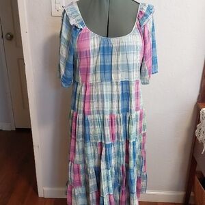 Vintage Plaid Dress